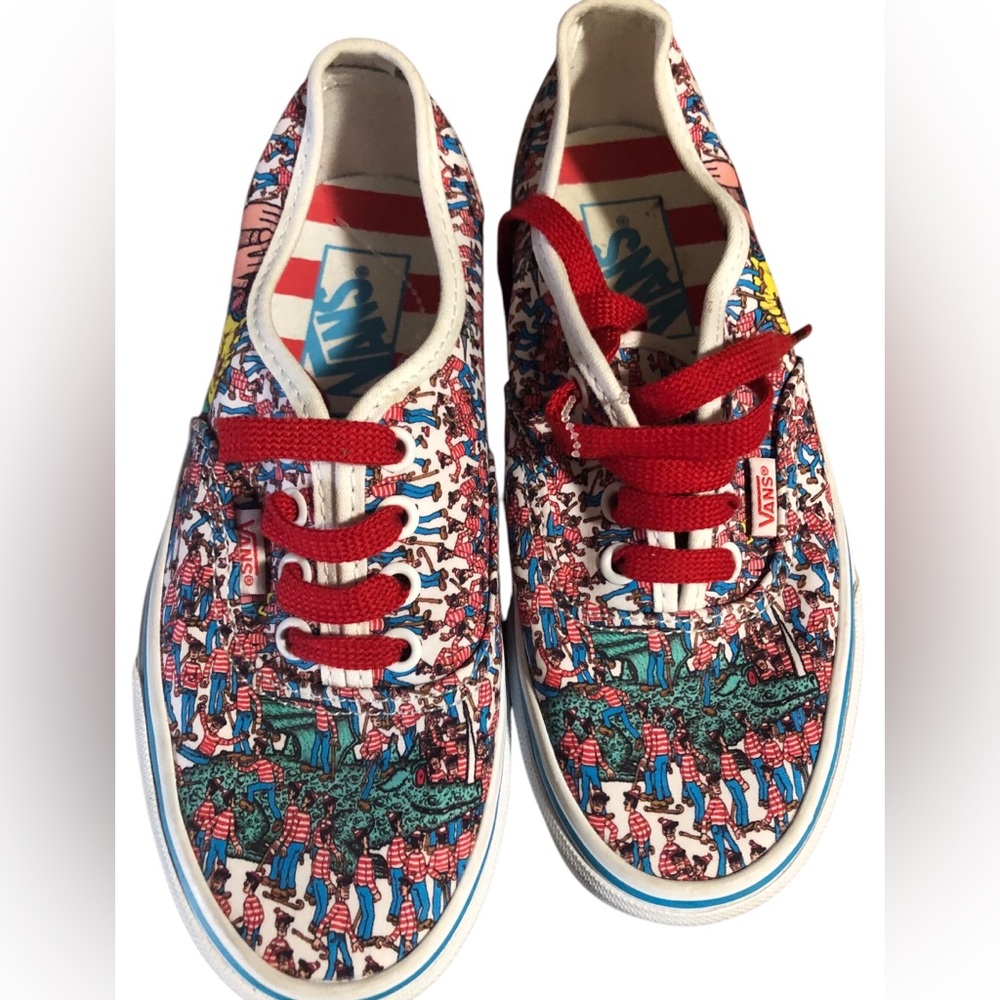 VANS Authentic X Wheres Waldo? U.S.3.5 Men U.S.Women 5.5 Limited Edition N.W.O.T